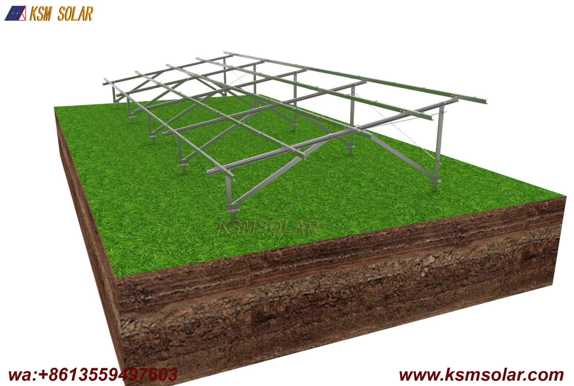 ZAM With Screw Pile Solar Mount System