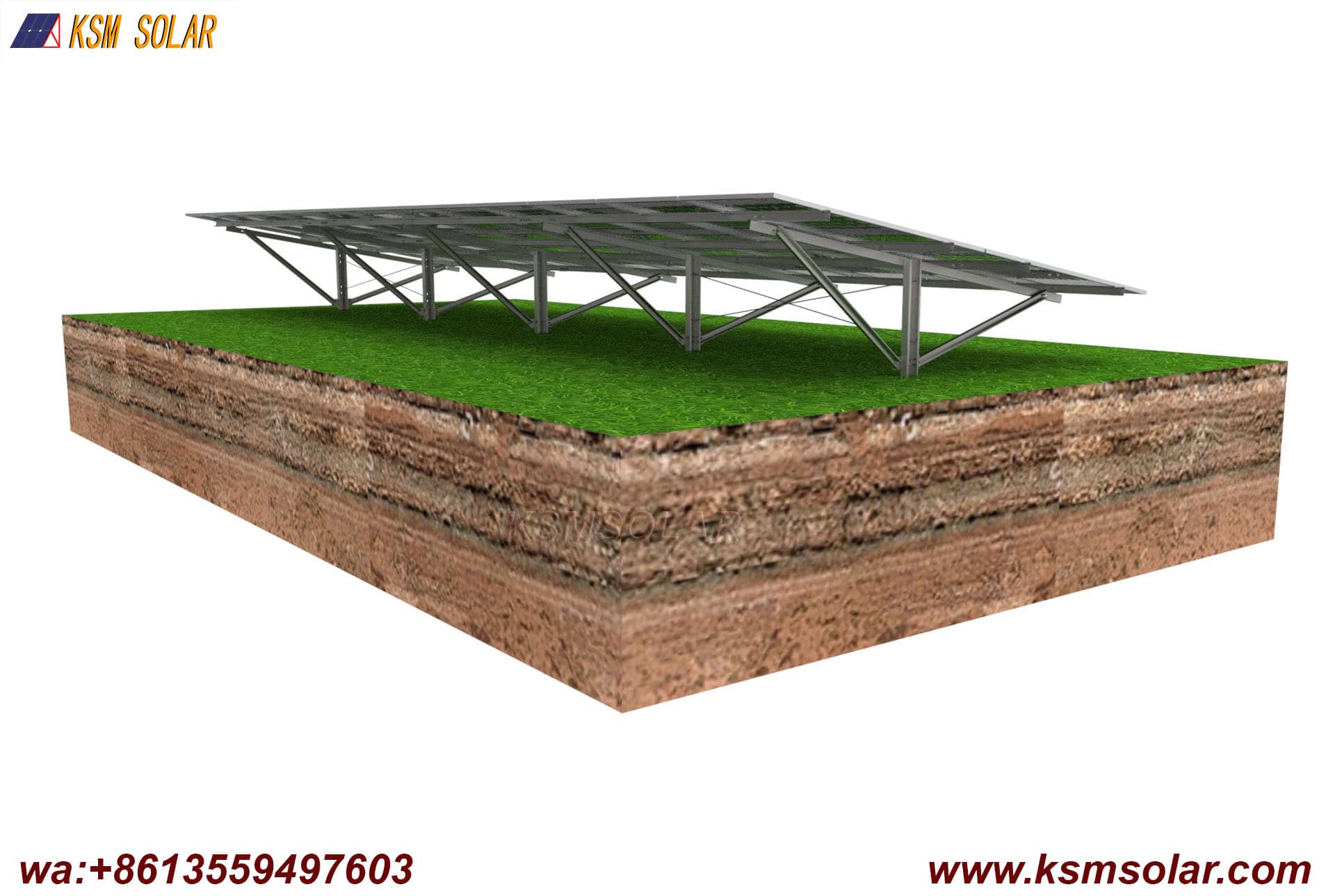 ZAM Coating Single-Column Solar Mount System