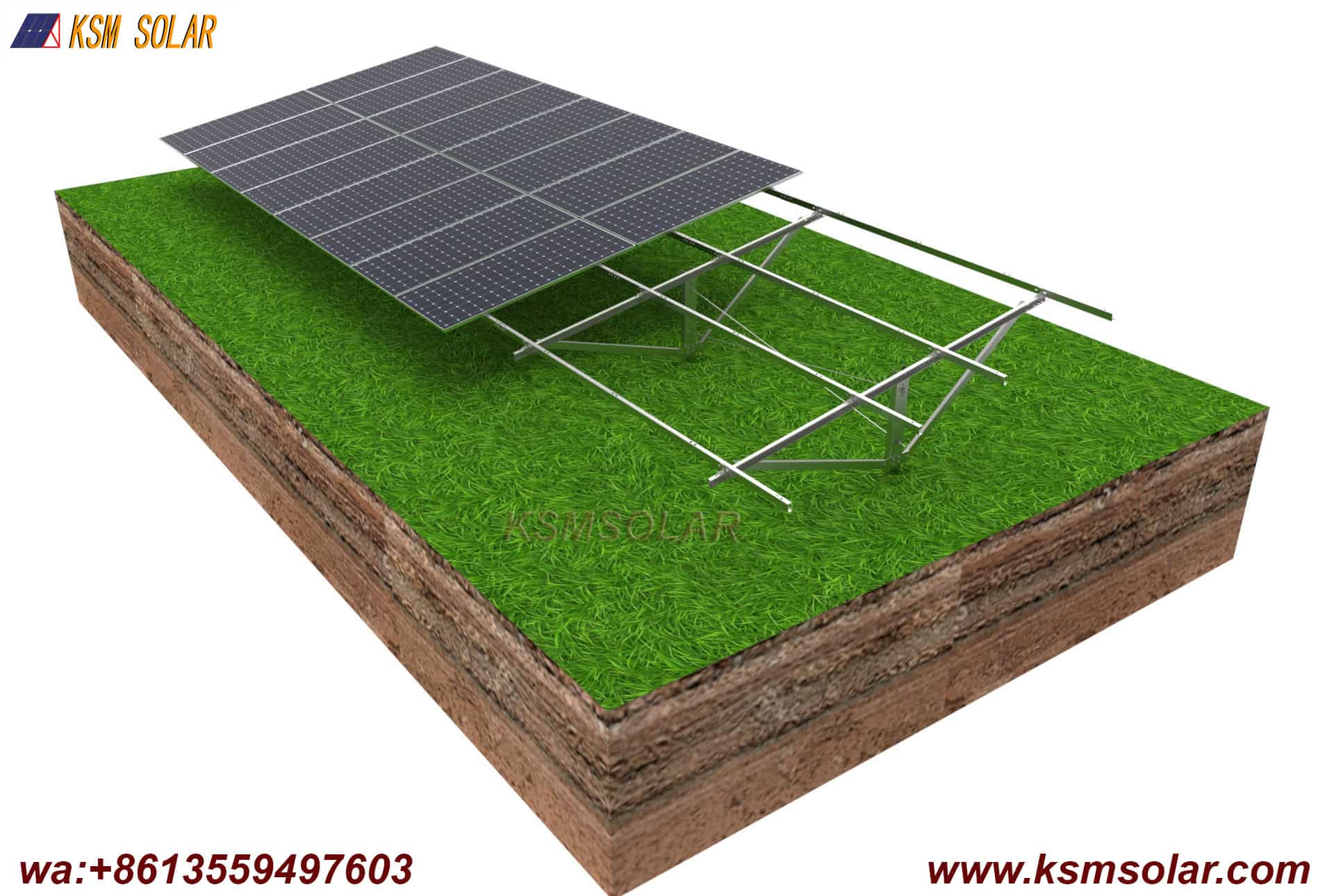 ZAM Coating Single-Column Solar Mount System