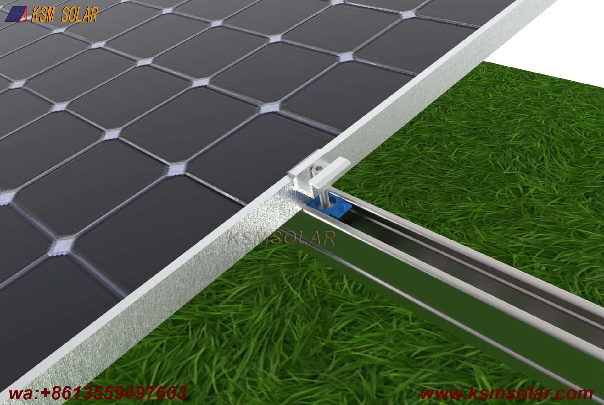 U Steel Portrait Orientation Solar Mount System
