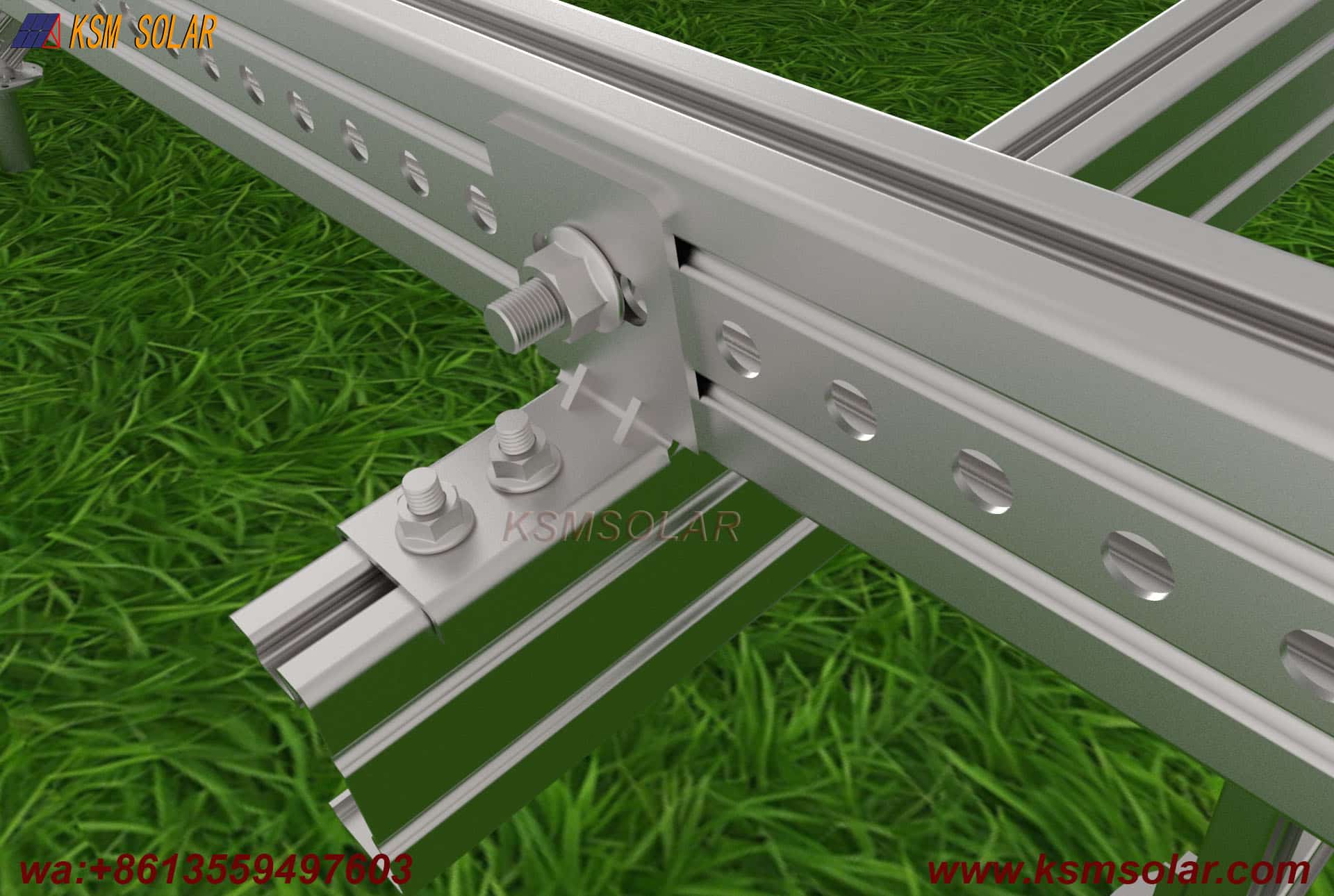 Slotted C Steel Landscape Orientation Solar System