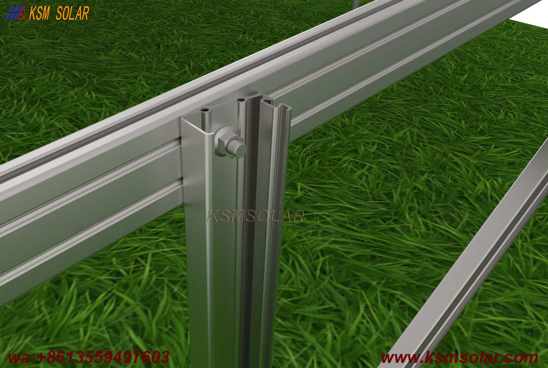 Slotted C Steel Landscape Orientation Solar System