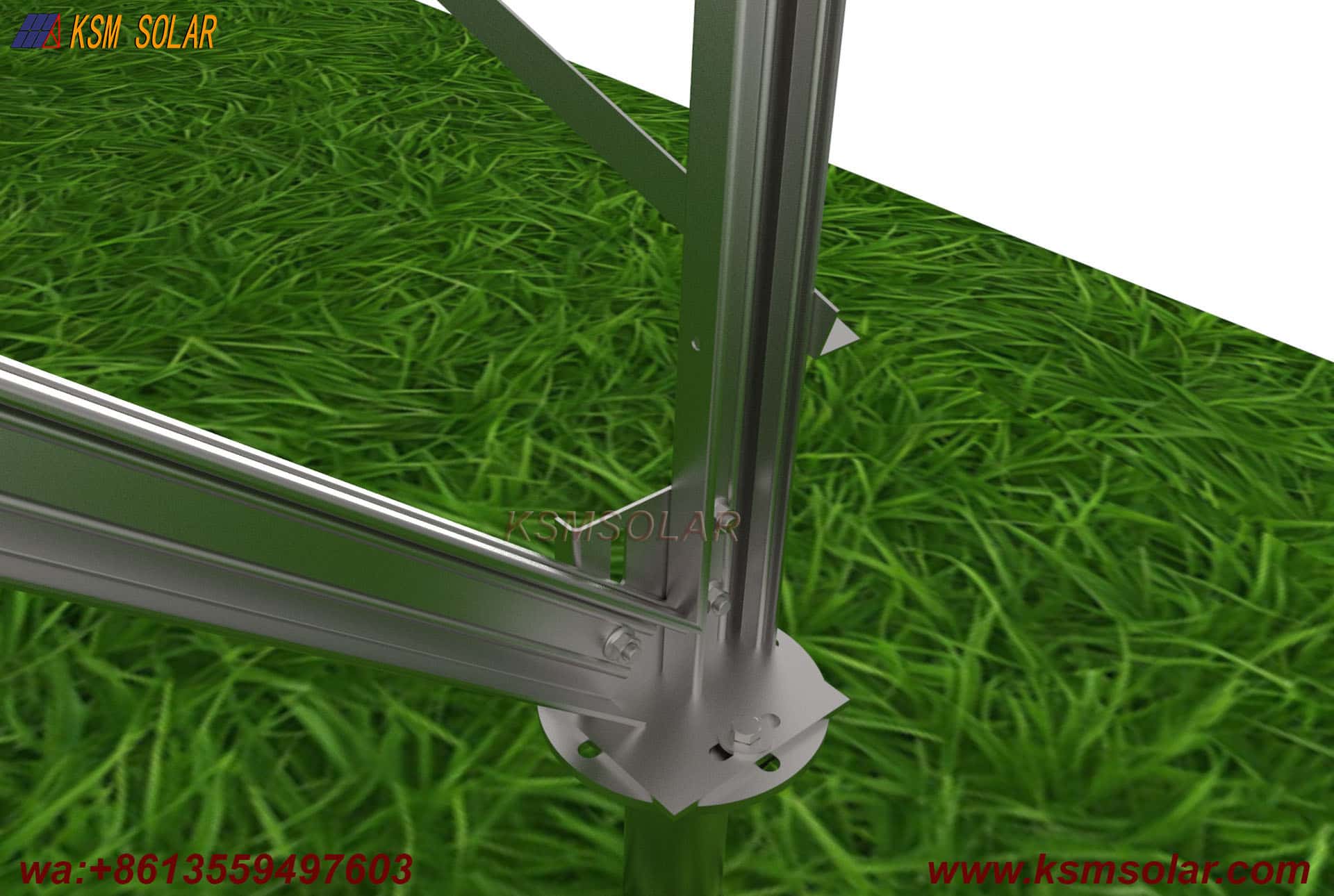 Slotted C Steel Landscape Orientation Solar System