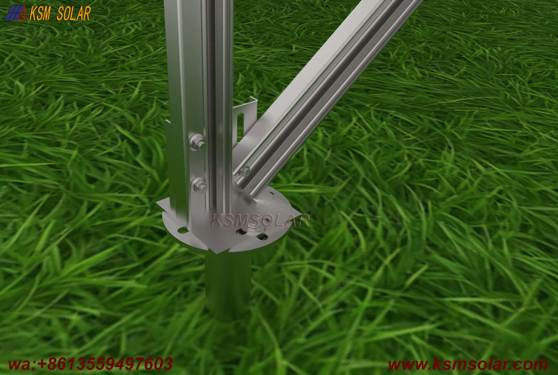 Slotted C Steel Landscape Orientation Solar System