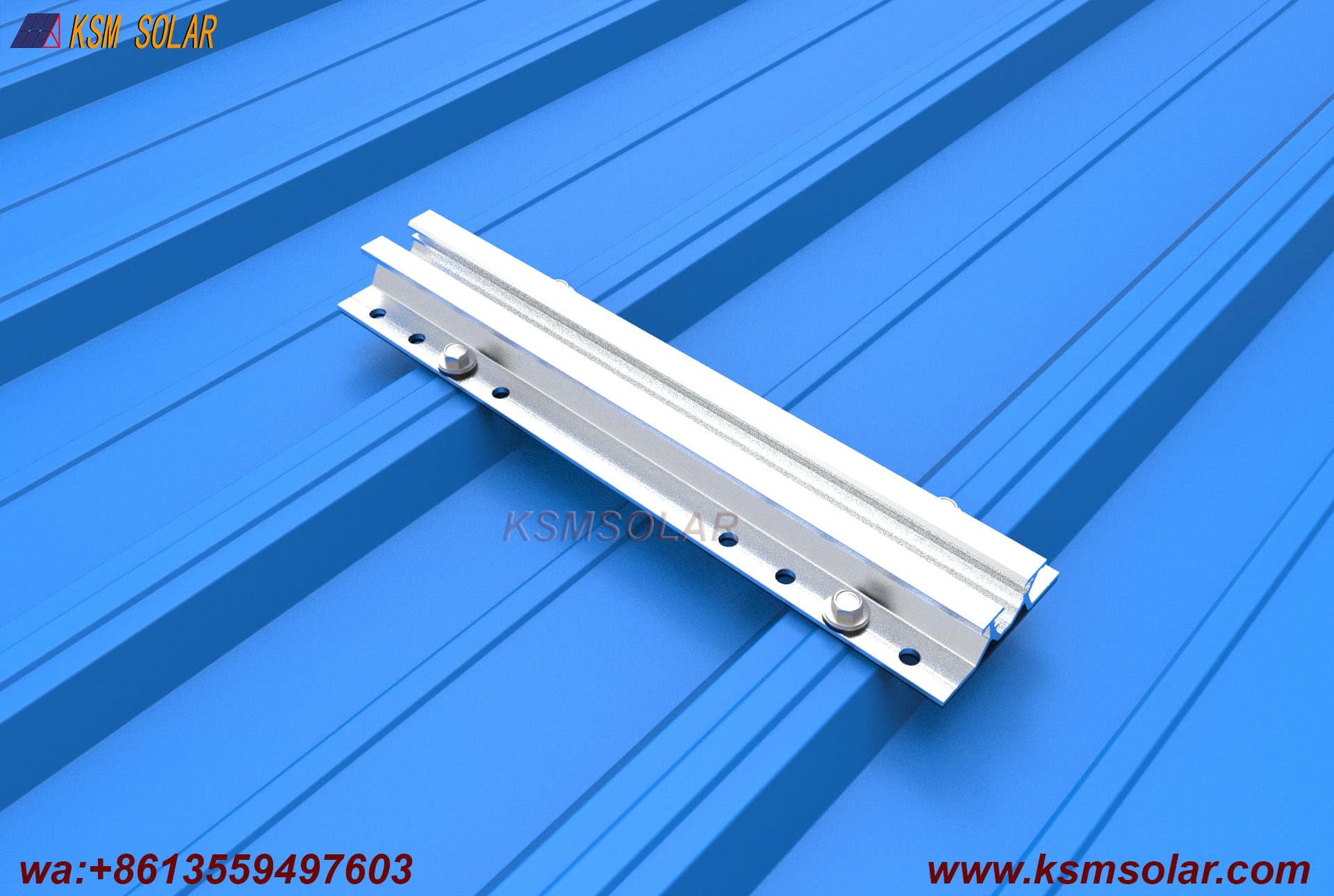 Mini Rail Solar Mounting System for Metal Roofs
