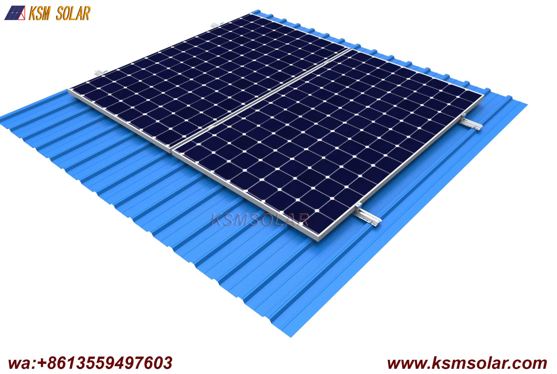 Mini Rail Solar Mounting System for Metal Roofs