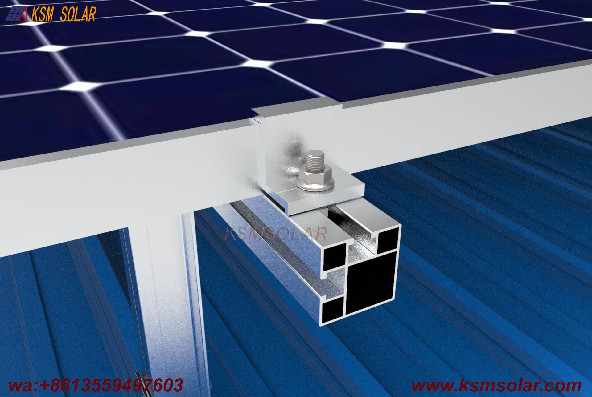 Solar Mounting System for Metal Roofs