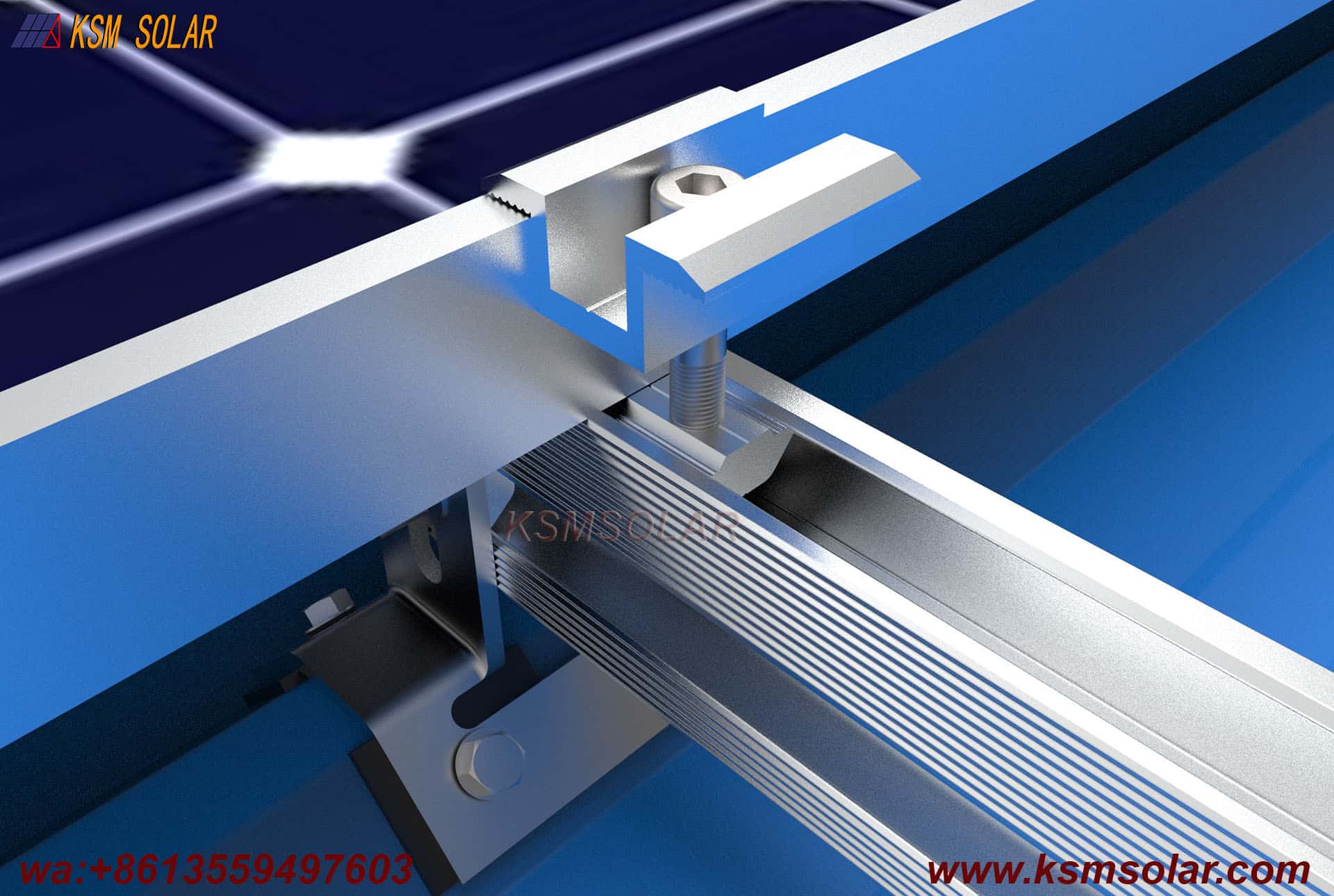 Stainless Steel Trapezoidal Metal Roof Clamp