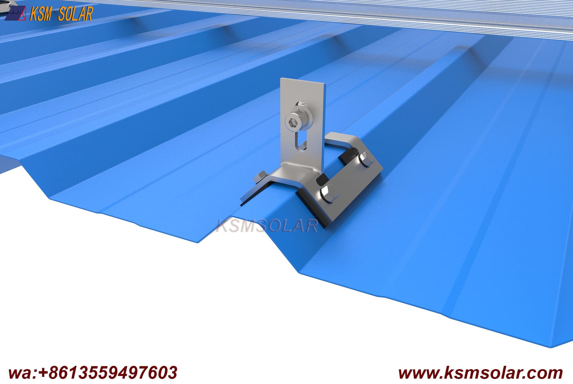 Stainless Steel Trapezoidal Metal Roof Clamp