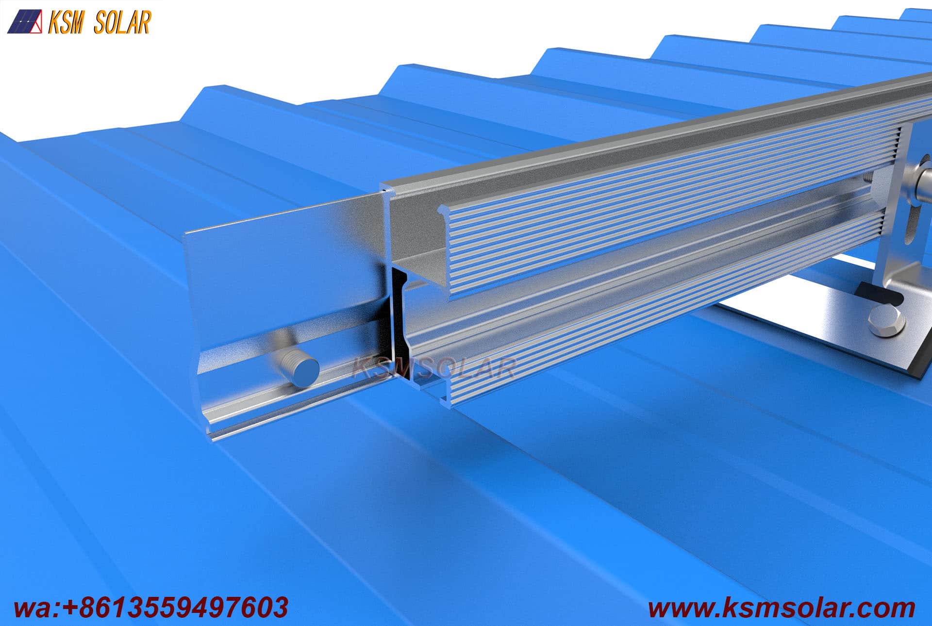 Stainless Steel Trapezoidal Metal Roof Clamp