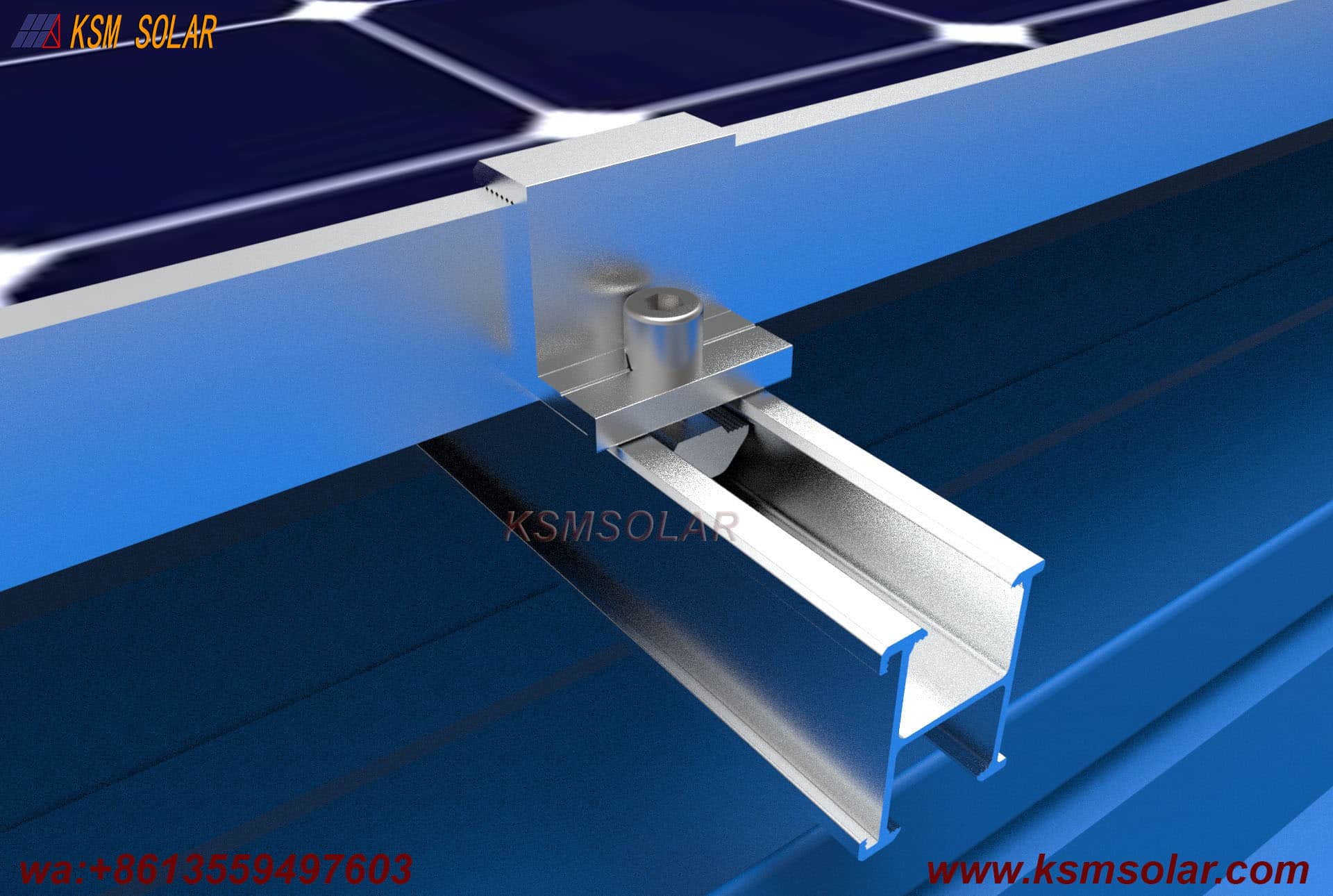 Efficient Metal Roof solar Mounting System
