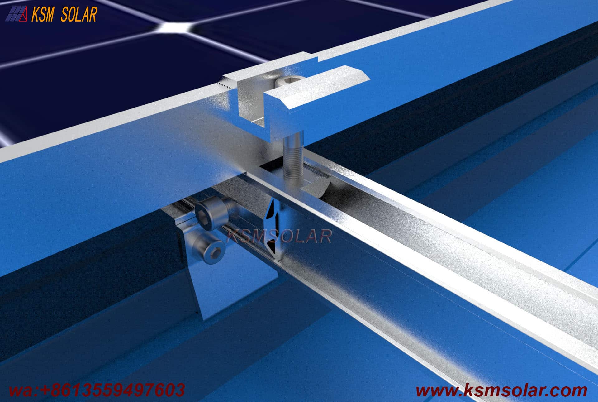 Efficient Metal Roof solar Mounting System