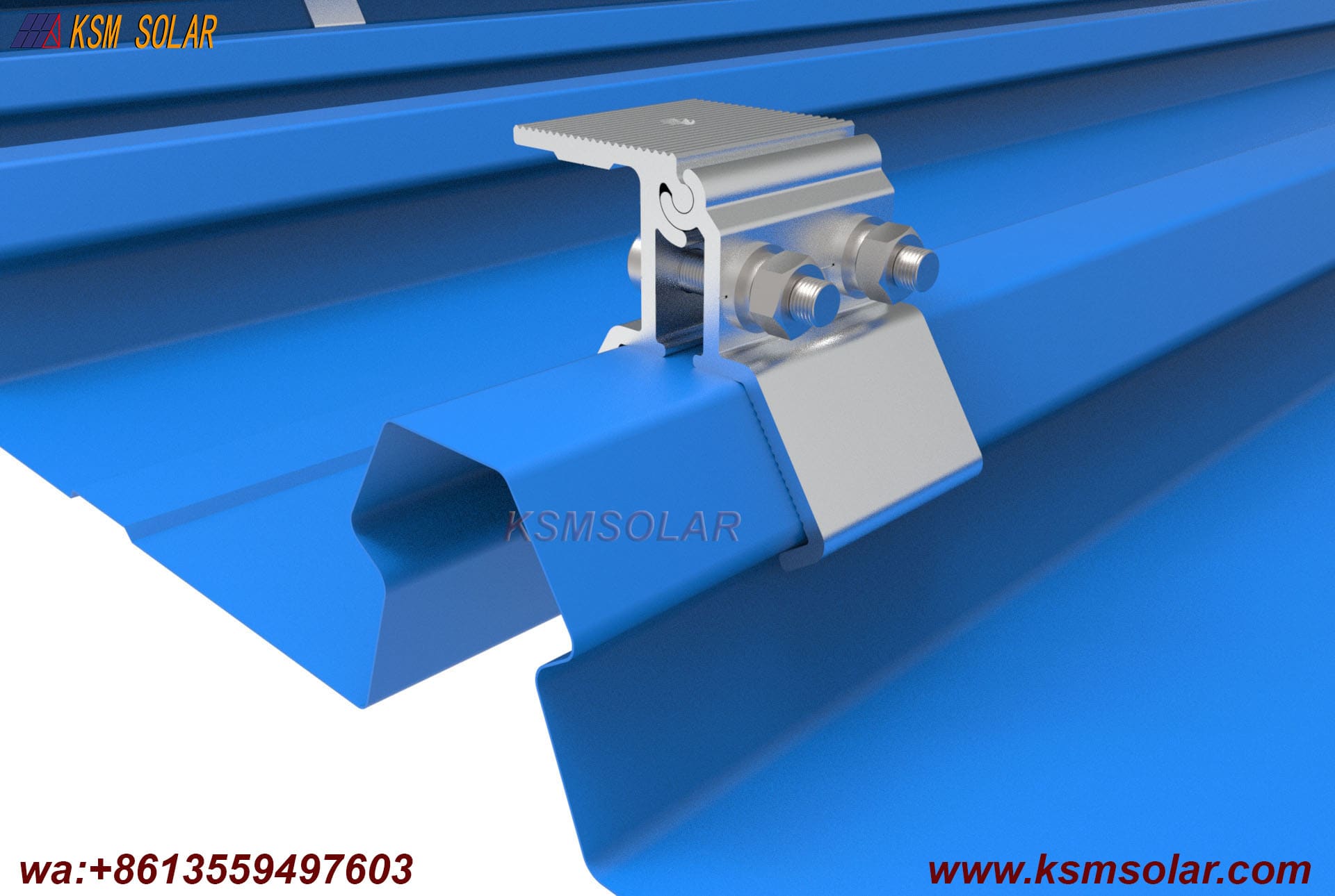Metal Roof Clamp With L Feet Mounting System