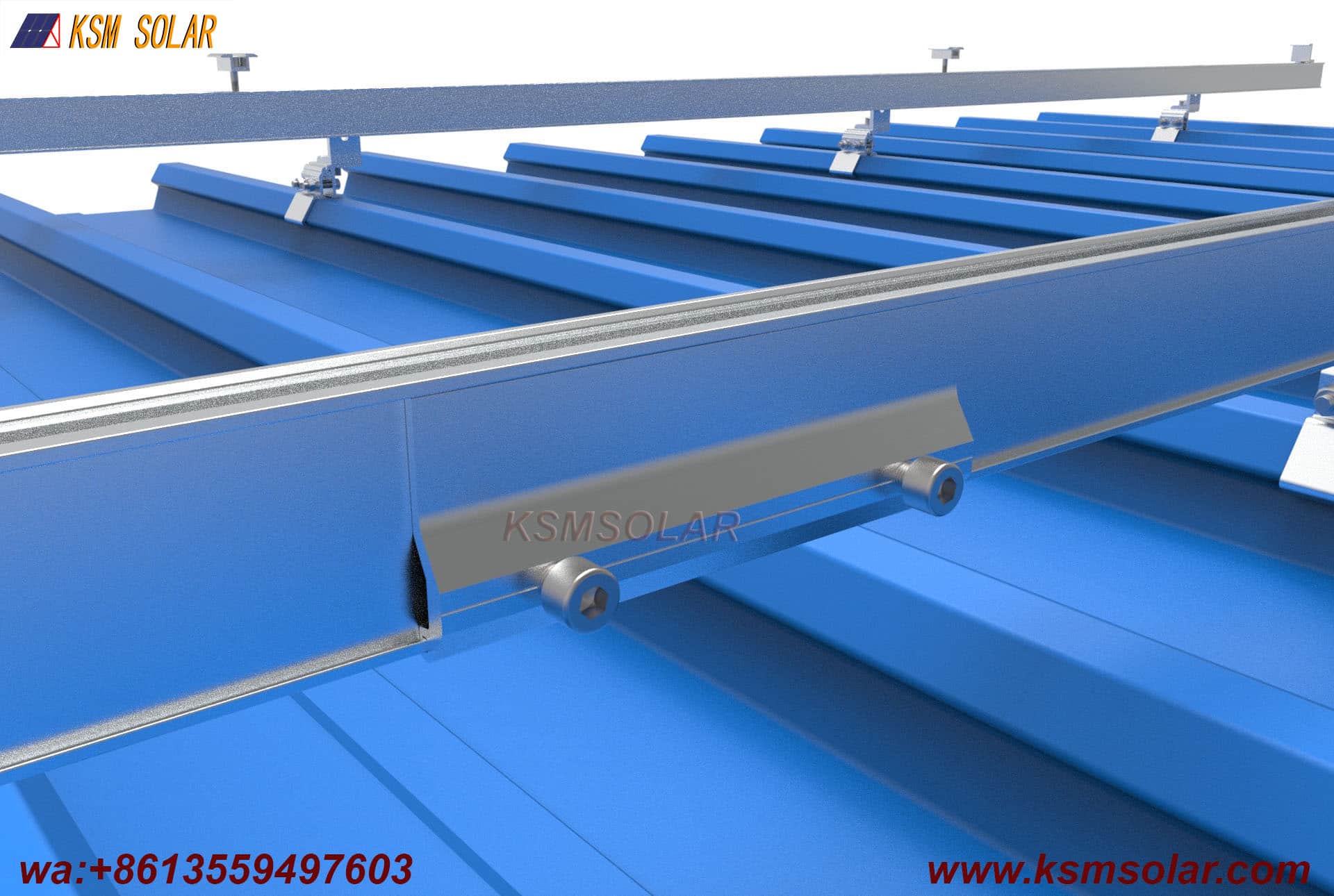 Metal Roof Clamp With L Feet Mounting System