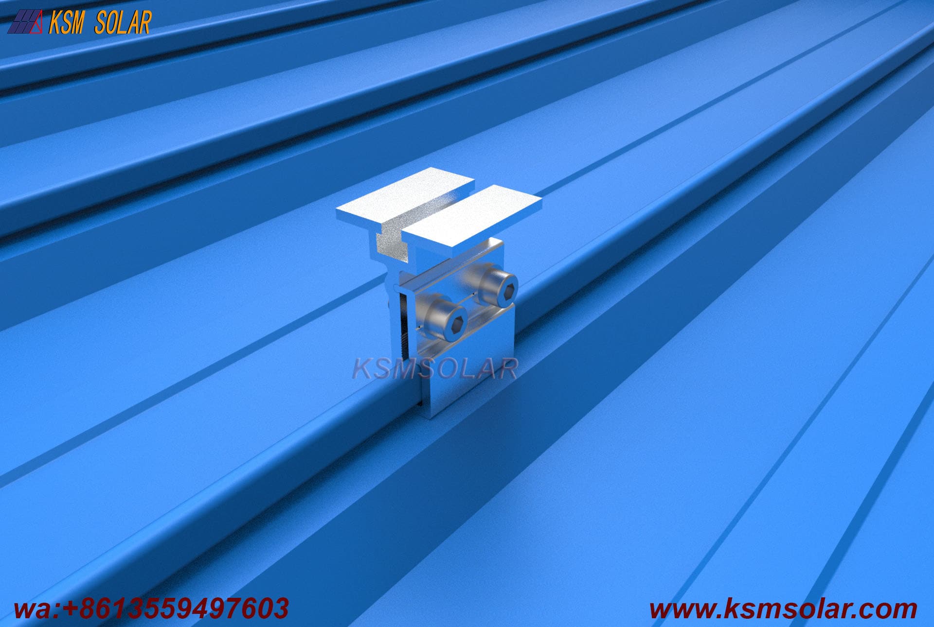 Metal Roof Aluminum Clamp with Channel