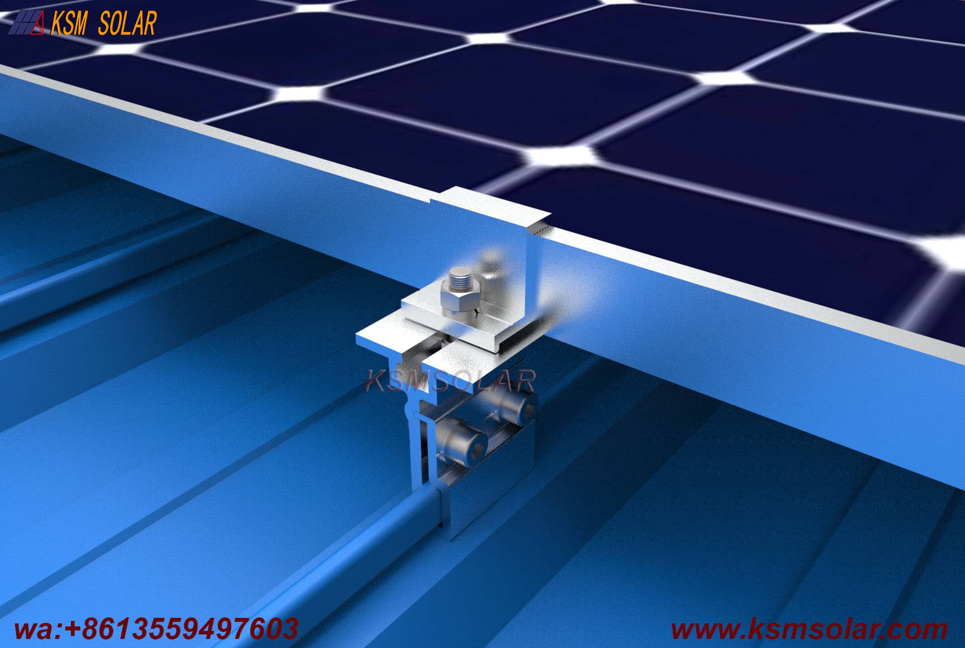 Metal Roof Aluminum Clamp with Channel