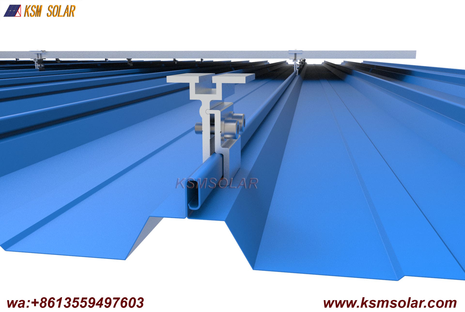 Metal Roof Aluminum Clamp with Channel