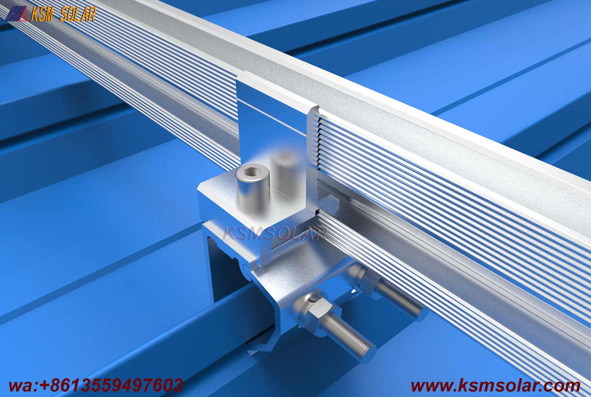 Universal Metal Roof Aluminum Clamp System