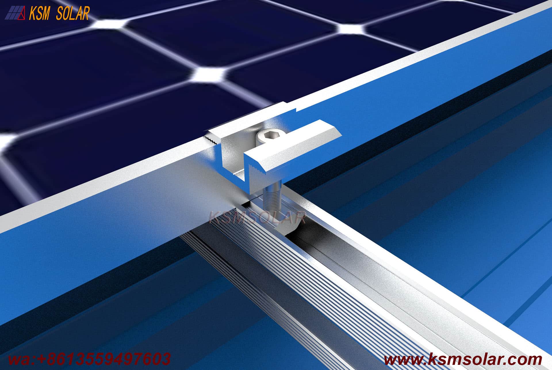 Universal Metal Roof Aluminum Clamp System