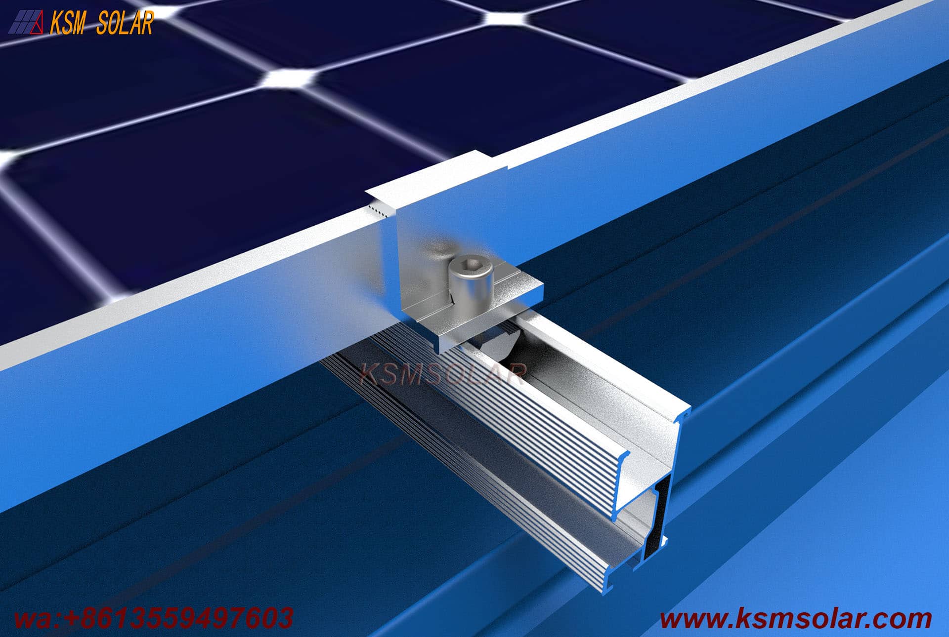Universal Metal Roof Aluminum Clamp System