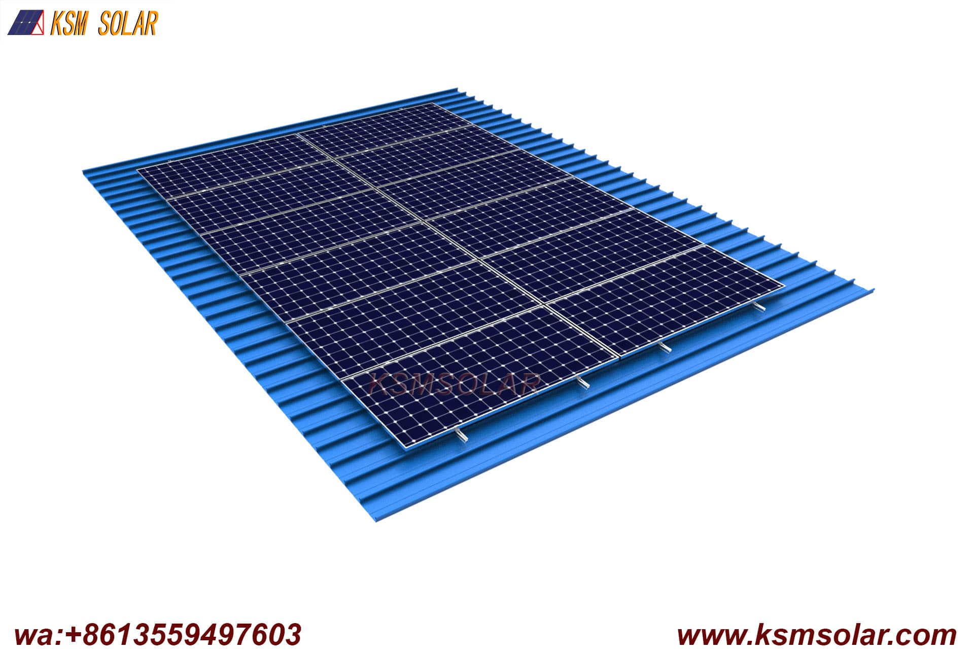 Circular Raised Profile Metal Roof Aluminum Clamp 