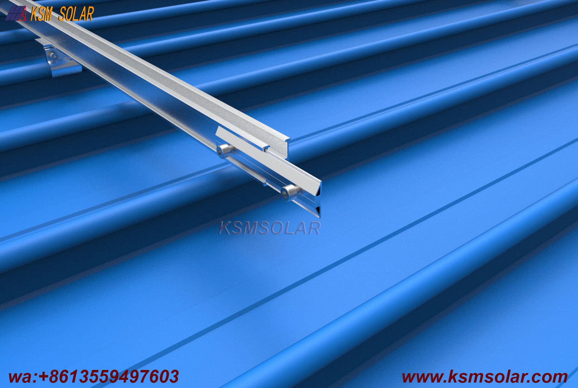 Circular Raised Profile Metal Roof Aluminum Clamp 
