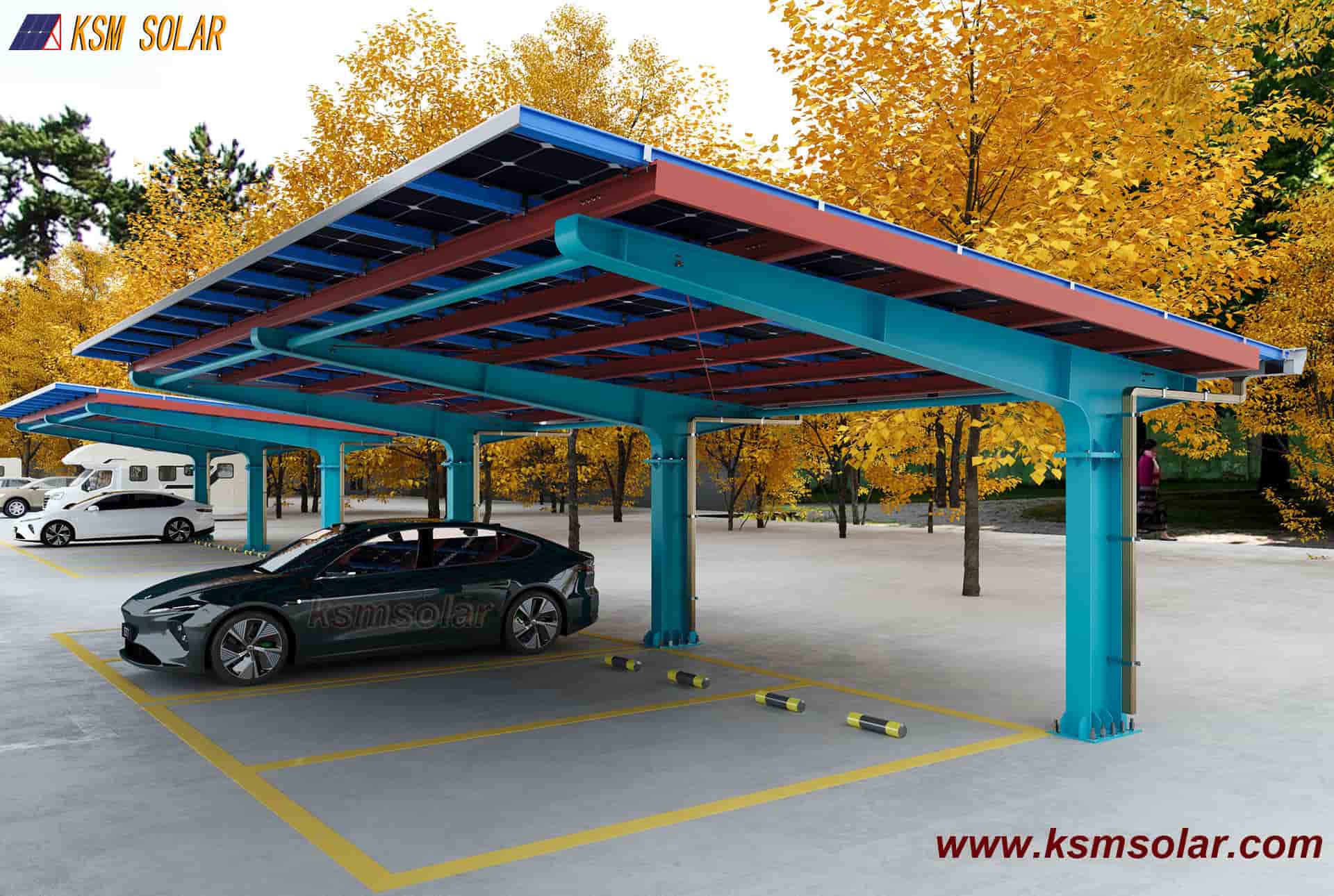 Carbon Steel Solar Carport