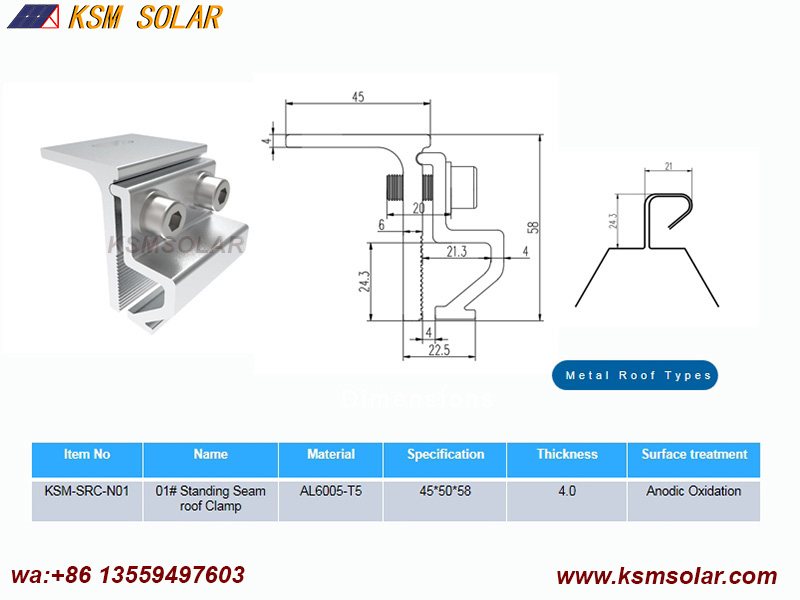 Standing Seam Roof Clamps