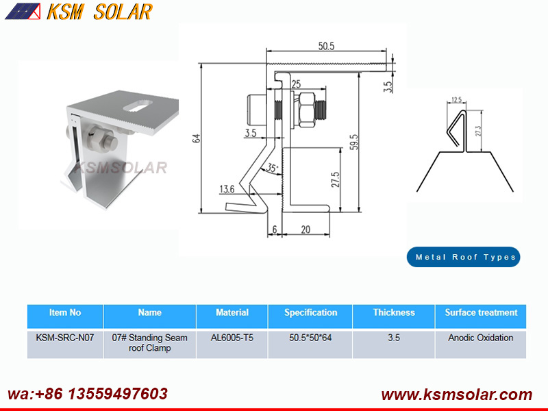 Standing Seam Roof Clamps