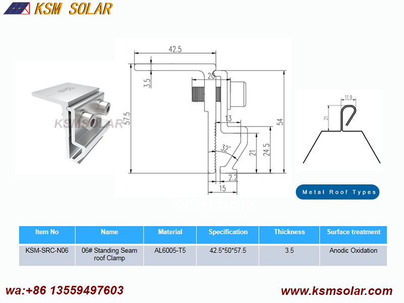 Standing Seam Roof Clamps
