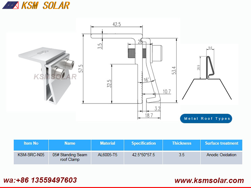 Standing Seam Roof Clamps