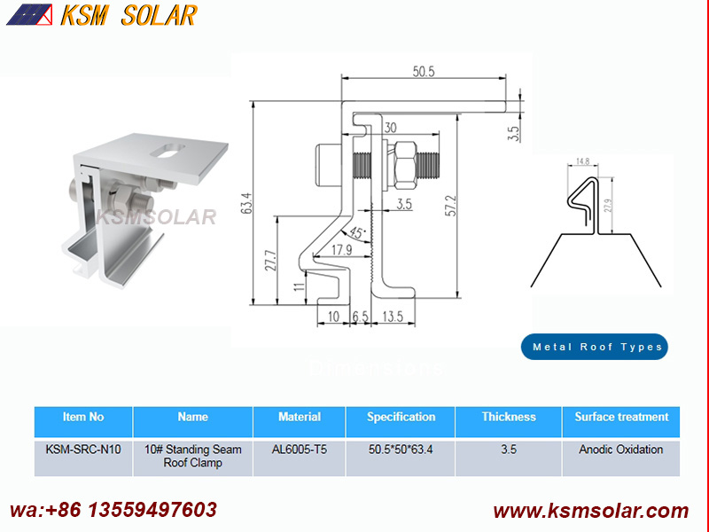 Standing Seam Roof Clamps