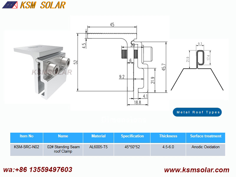 Standing Seam Roof Clamps