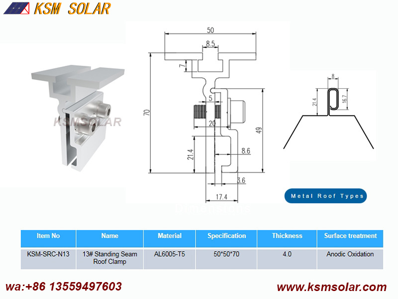 Standing Seam Roof Clamps