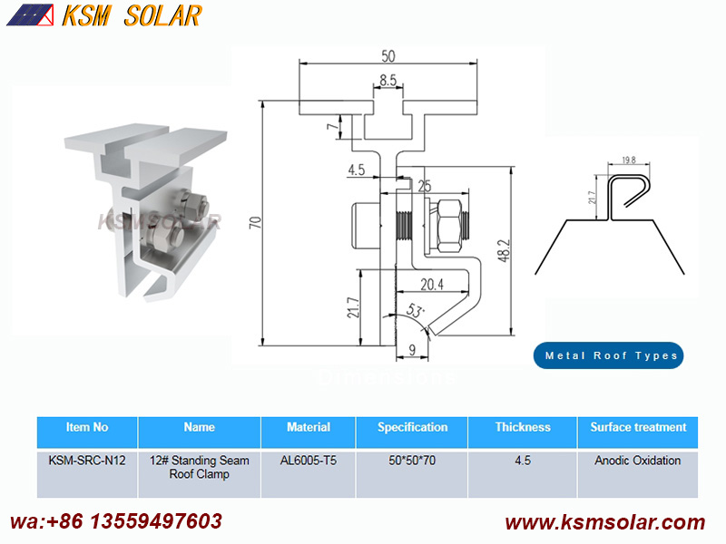 Standing Seam Roof Clamps