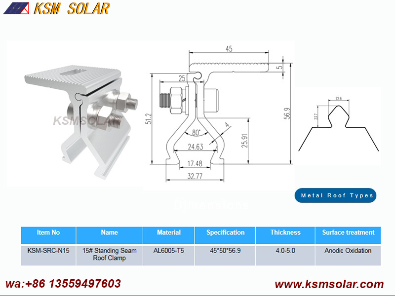Standing Seam Roof Clamps