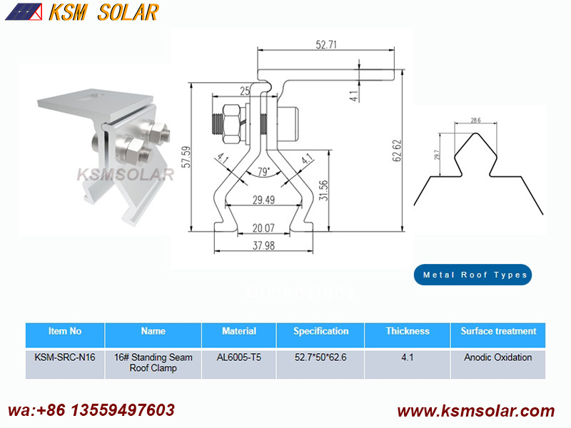 Standing Seam Roof Clamps