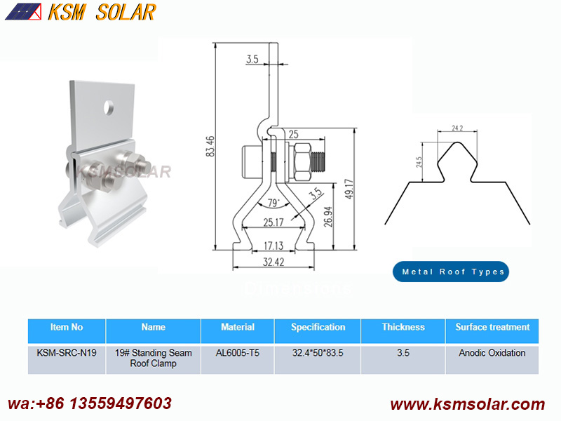 Standing Seam Roof Clamps