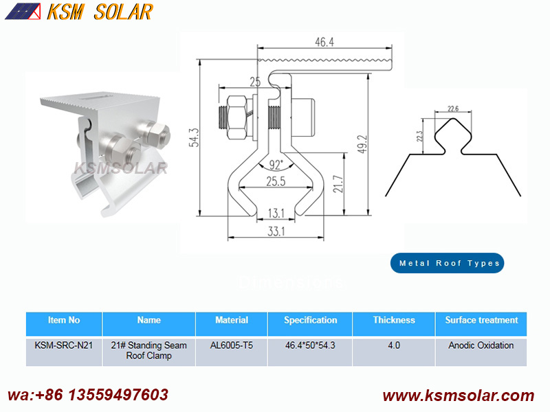 Standing Seam Roof Clamps