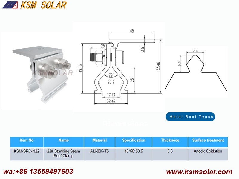 Standing Seam Roof Clamps