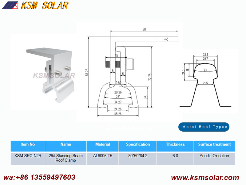 Standing Seam Roof Clamps