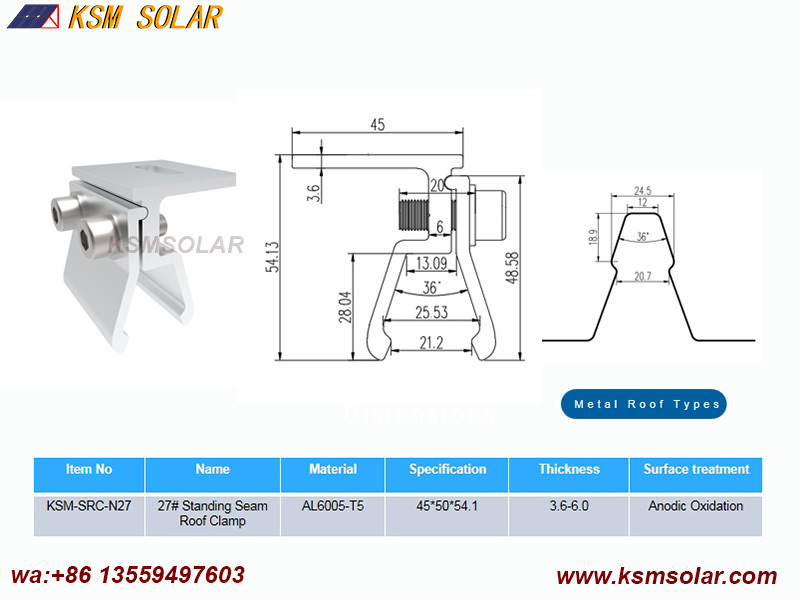 Standing Seam Roof Clamps