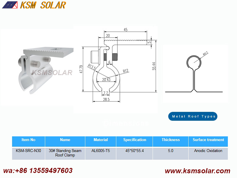 Standing Seam Roof Clamps