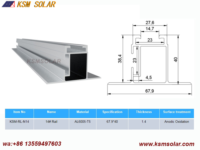 Solar Aluminum Rails