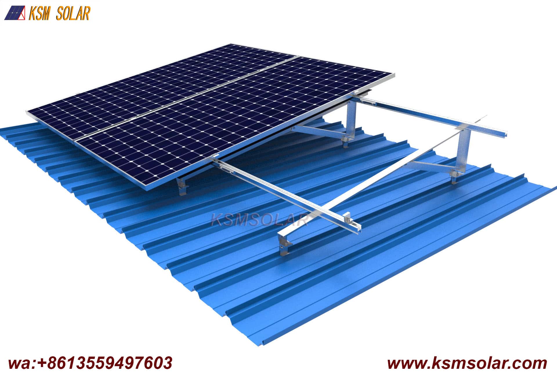 Metal Roof Clamp with Tripod Mounting System