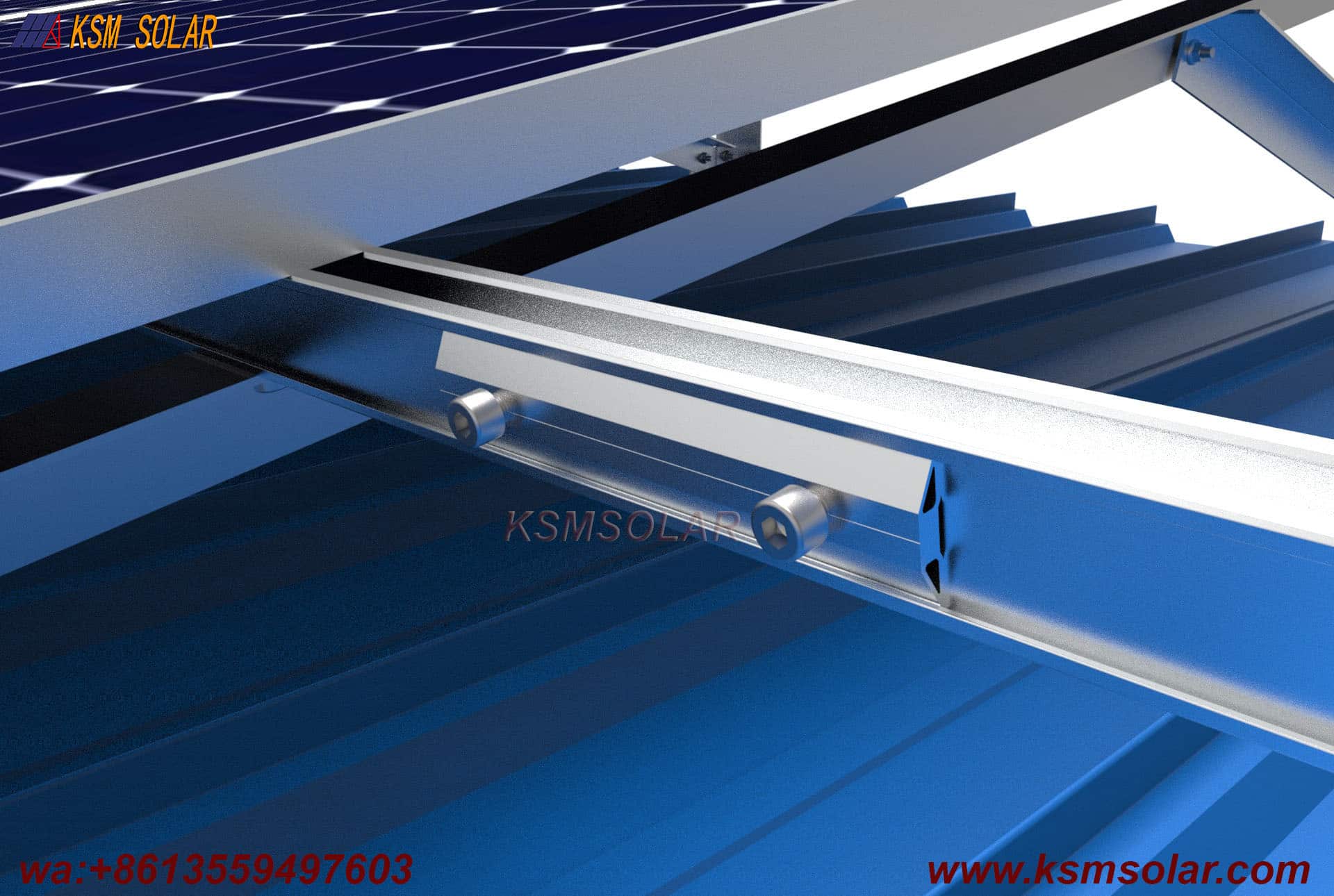 Metal Roof Clamp with Tripod Mounting System