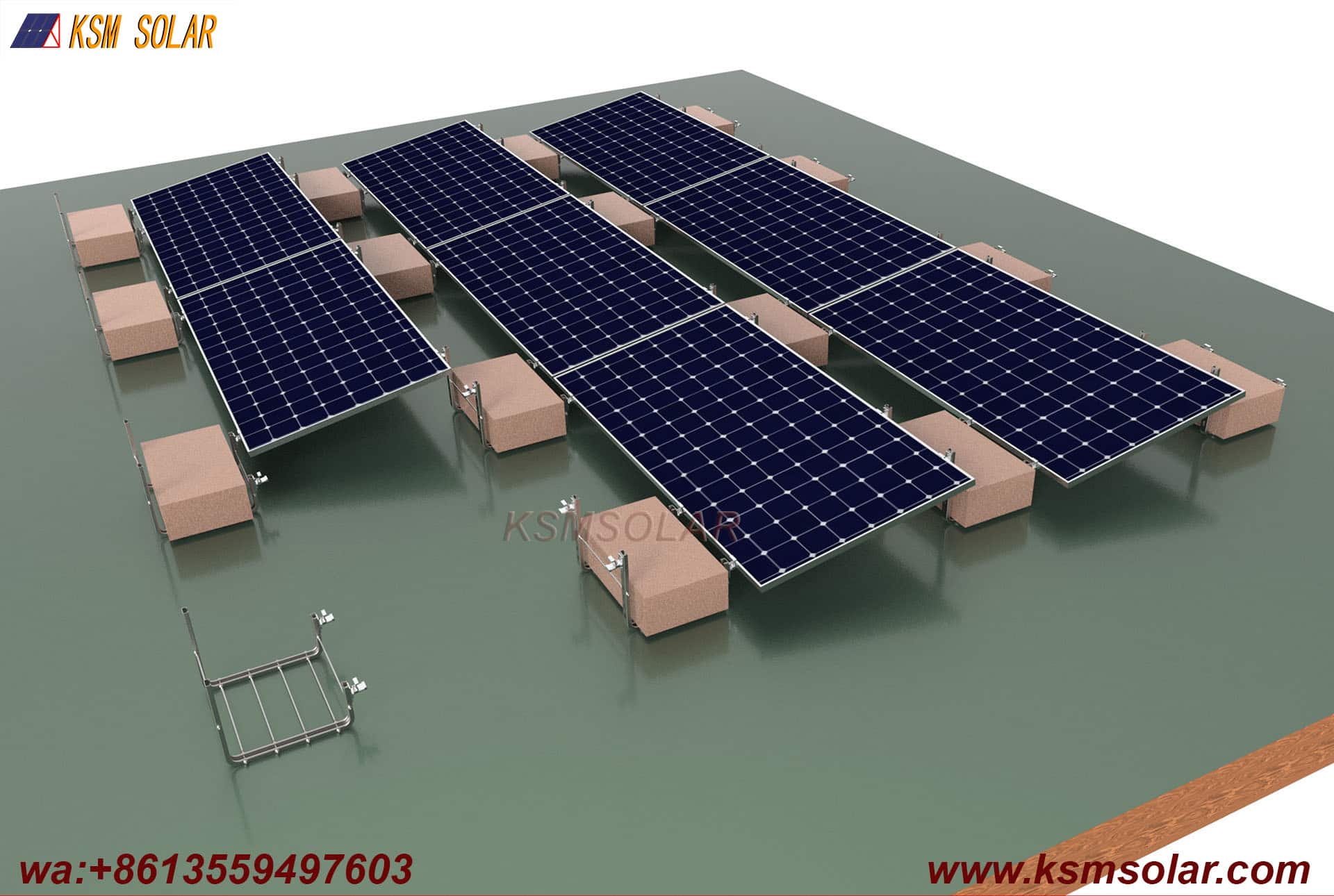 U-Shaped Steel Ballast Frame Mounting System