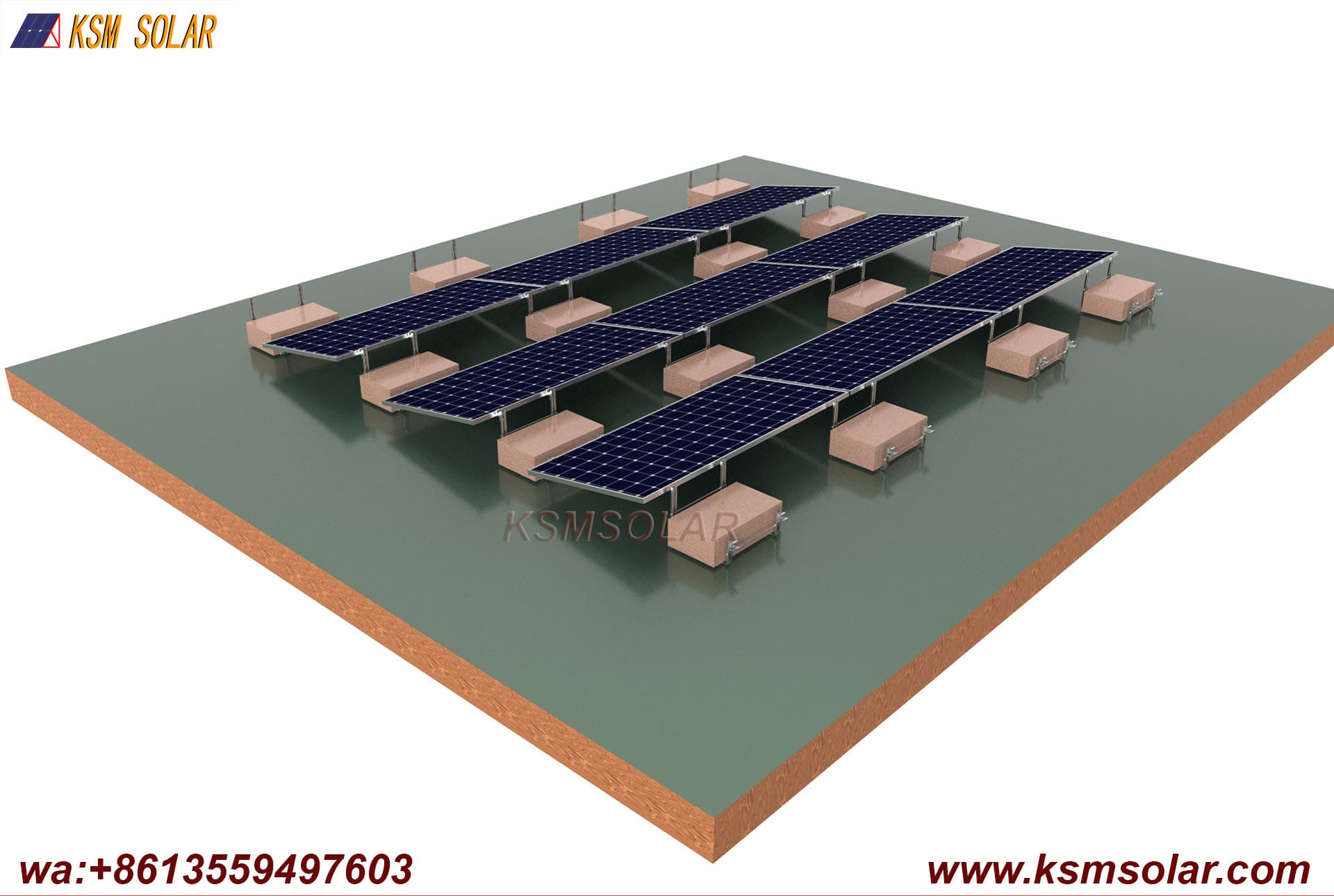 U-Shaped Steel Ballast Frame Mounting System