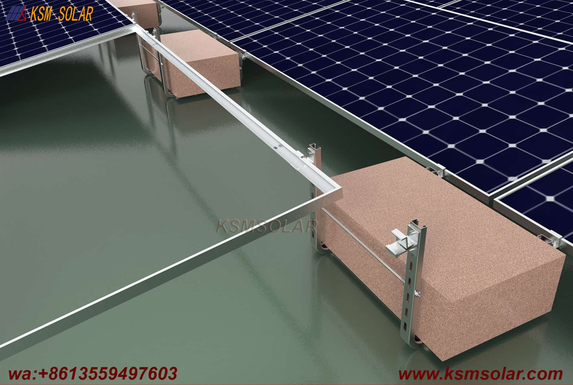 U-Shaped Steel Ballast Frame Mounting System