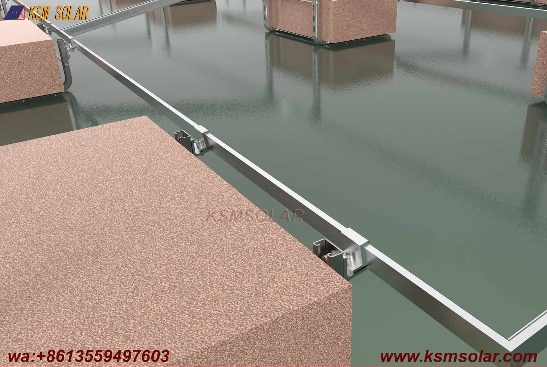 U-Shaped Steel Ballast Frame Mounting System